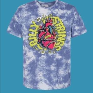 Billy Strings Love & Regret Tie Dye tee 2022 Official Tour Merch Large Shirt